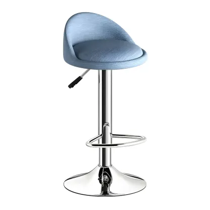 Modern Metal Adjustable Swivel Bar Stools for Dining Room Image - 63