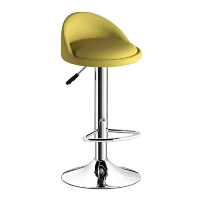Modern Metal Adjustable Swivel Bar Stools for Dining Room Image - 68