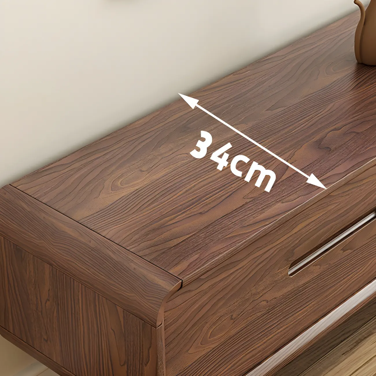 Traditional Wooden Mueble Para TV Stand with Drawers for Home Image - 10 | homeyfad