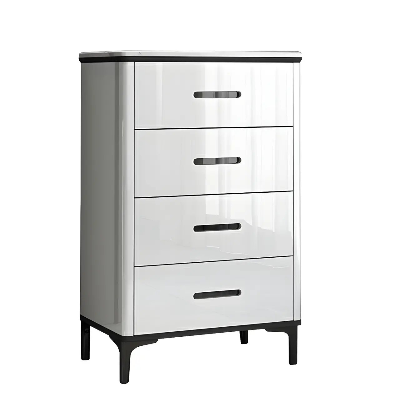 Modern White Wooden Dressers & Chests with Drawers for Home Image - 14 | homeyfad