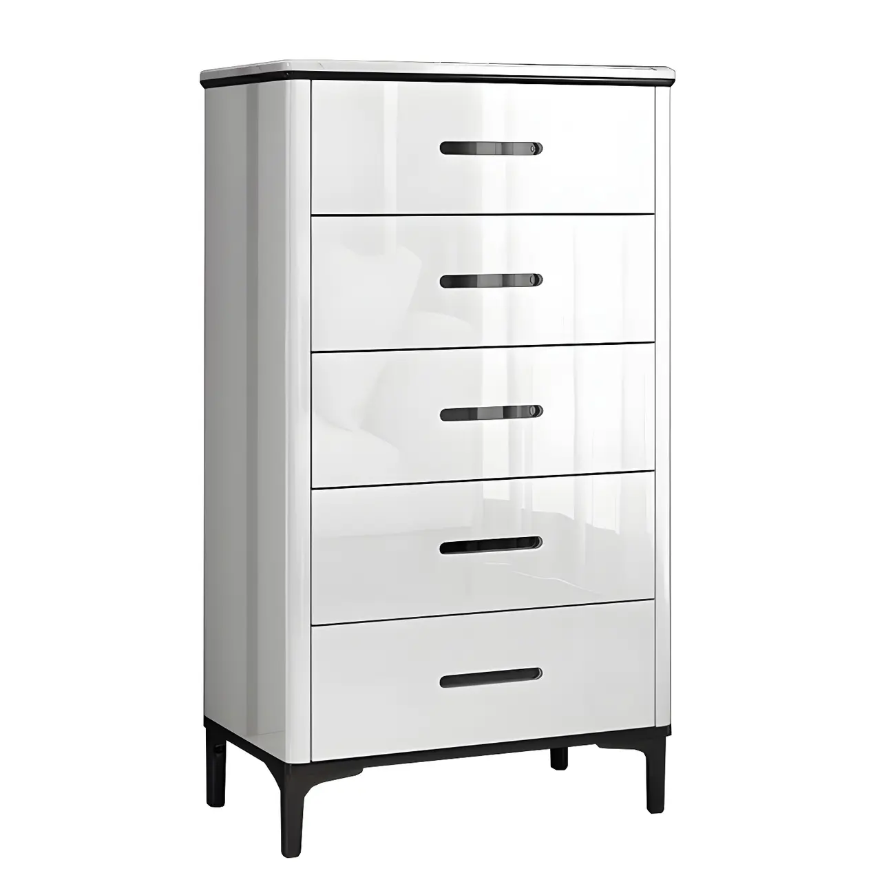 Modern White Wooden Dressers & Chests with Drawers for Home Image - 15 | homeyfad