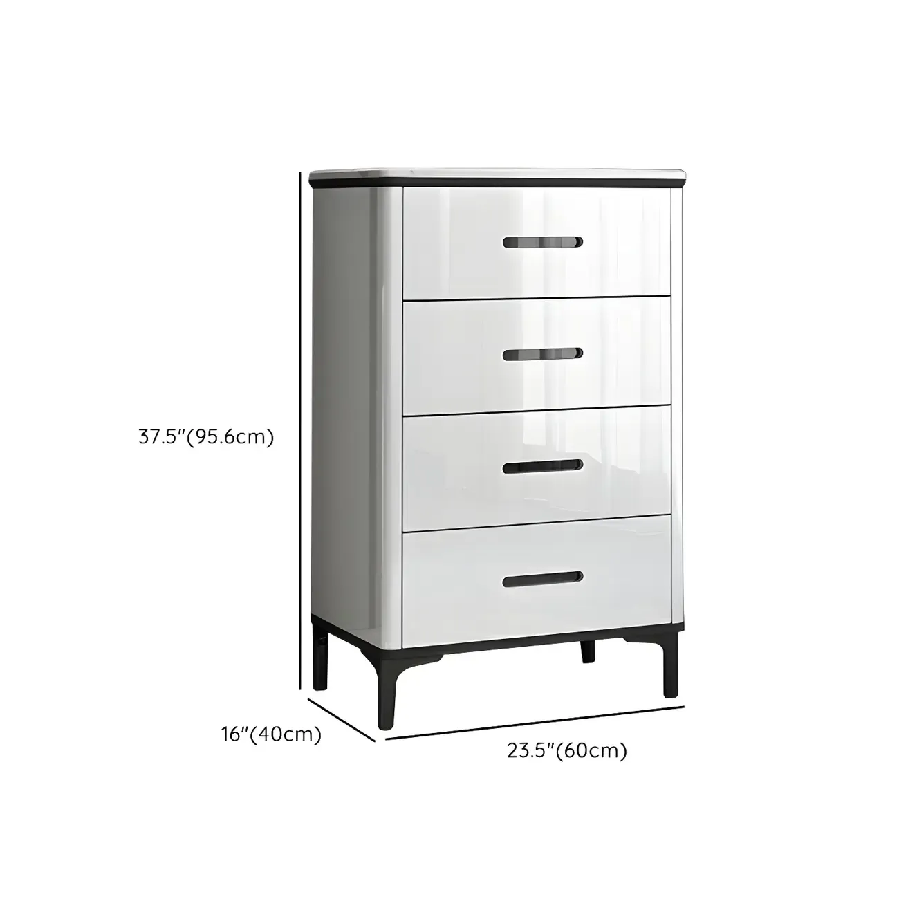 Modern White Wooden Dressers & Chests with Drawers for Home #size