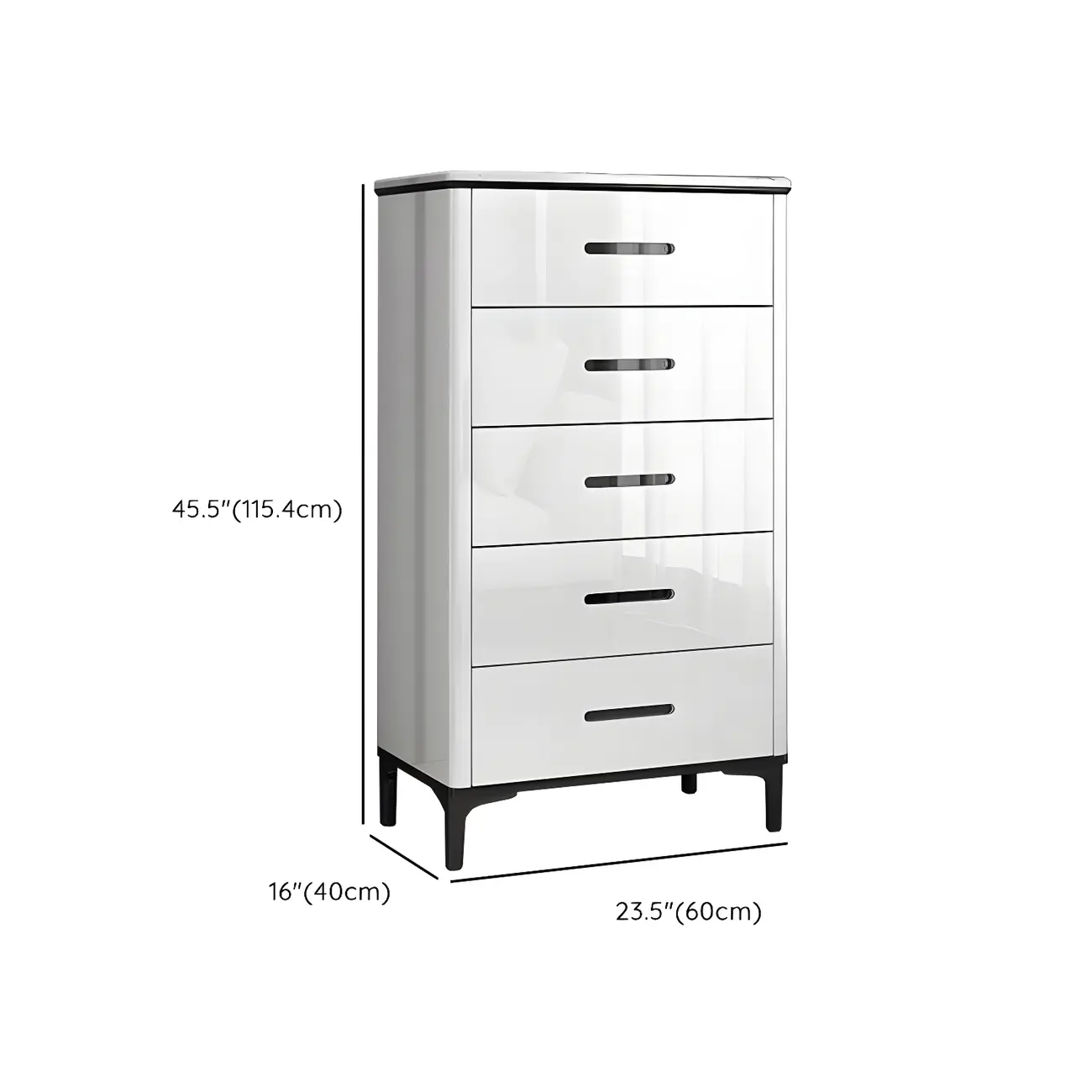 Modern White Wooden Dressers & Chests with Drawers for Home Image - 17 | homeyfad