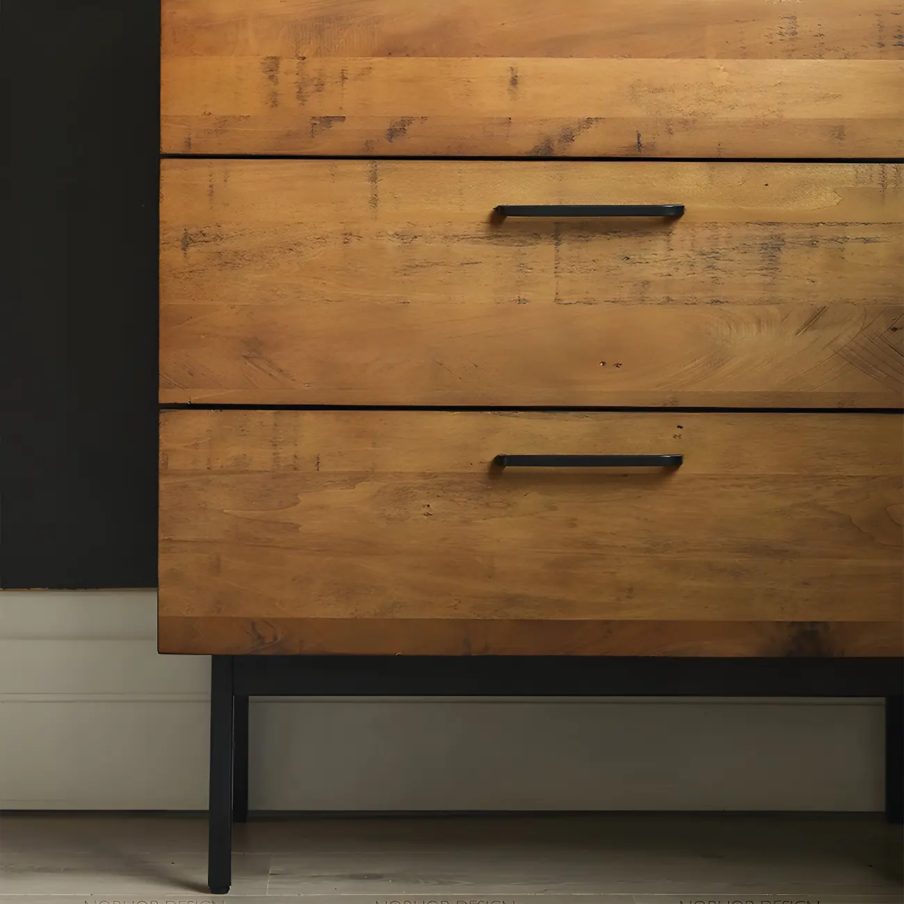 Stackable Rustic Medium Wood Wine Rack Over 25 Bottles Image - 9 | homeyfad