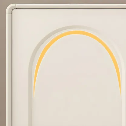 Modern White Wooden Dressers & Chests with Drawers for Homes Image - 6