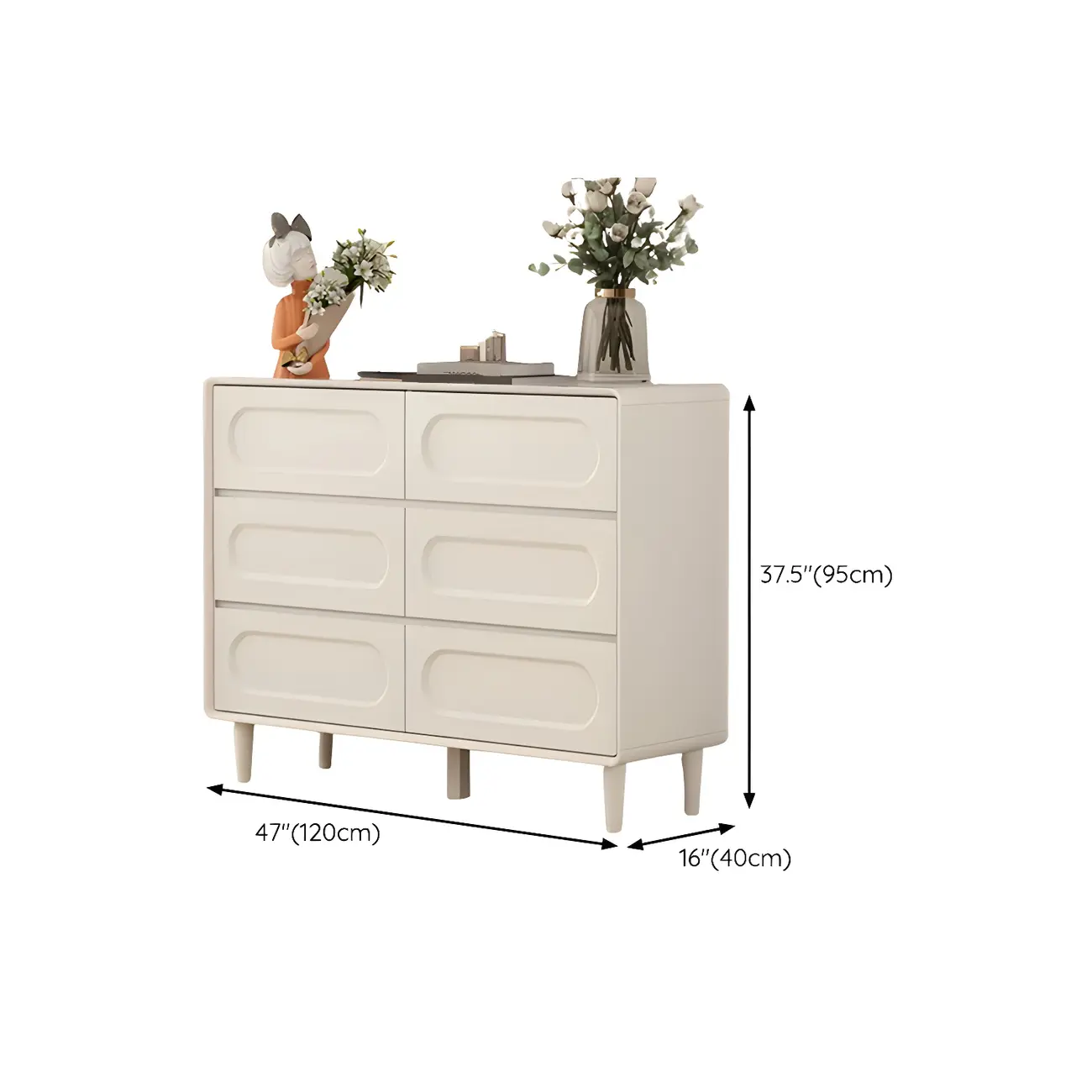 Modern White Wooden Dressers & Chests with Drawers for Homes #size | homeyfad