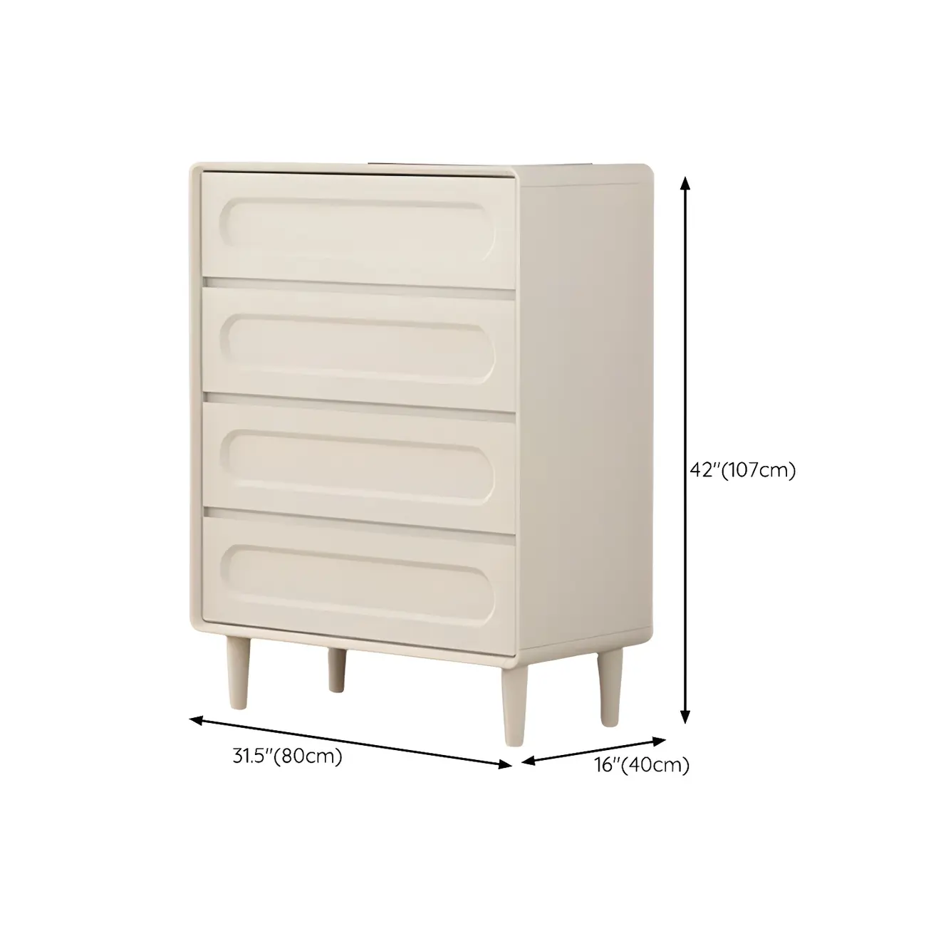 Modern White Wooden Dressers & Chests with Drawers for Homes Image - 16 | homeyfad