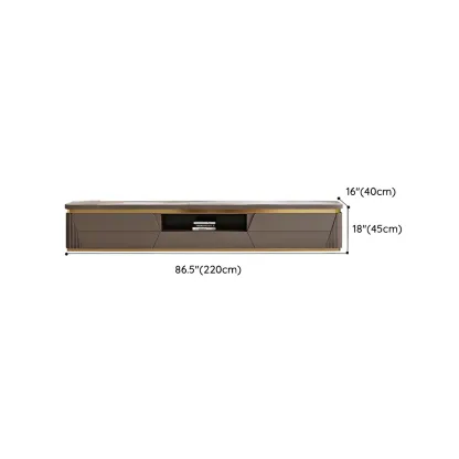 Glam Stone Mueble Para TV Stand with Drawers for Living Room Image - 9