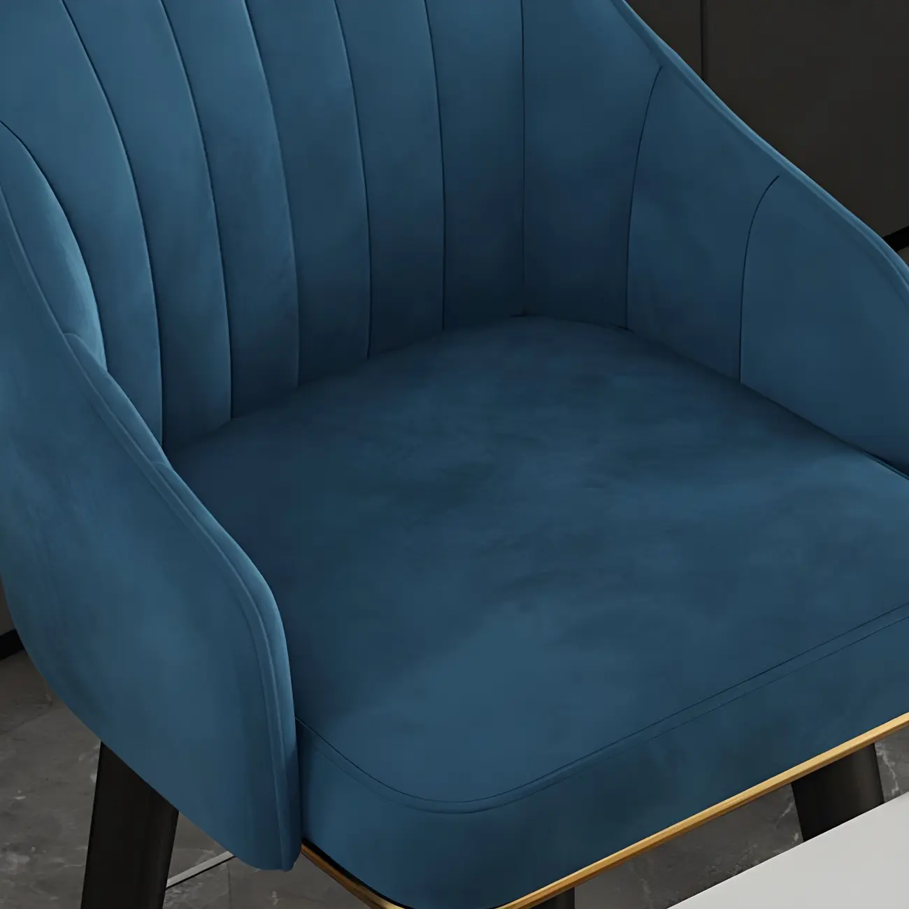 Glam Velvet Upholstered Counter Height Bar Stools Image - 12 | homeyfad