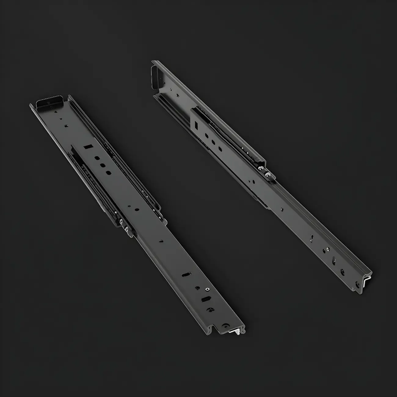 Trendy Narrow Cubic Wooden Nightstand with Legs Image - 17