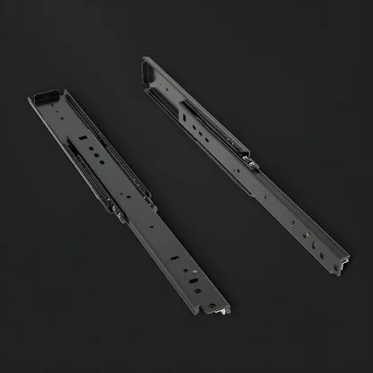 Trendy Narrow Cubic Wooden Nightstand with Legs Image - 17