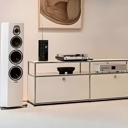 Modular Metal Frame TV Stand Entertainment Center with Storage Image - 6