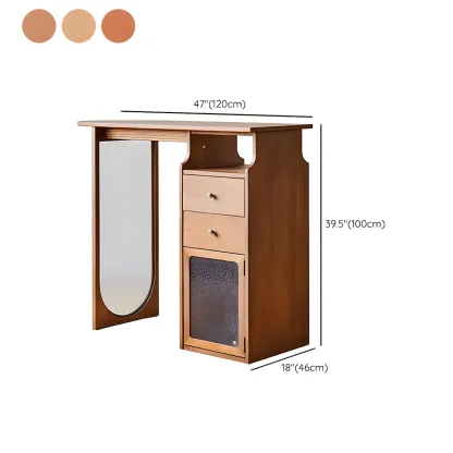 Free Form Brown Wooden Storage Bar Tables for Living Room #size