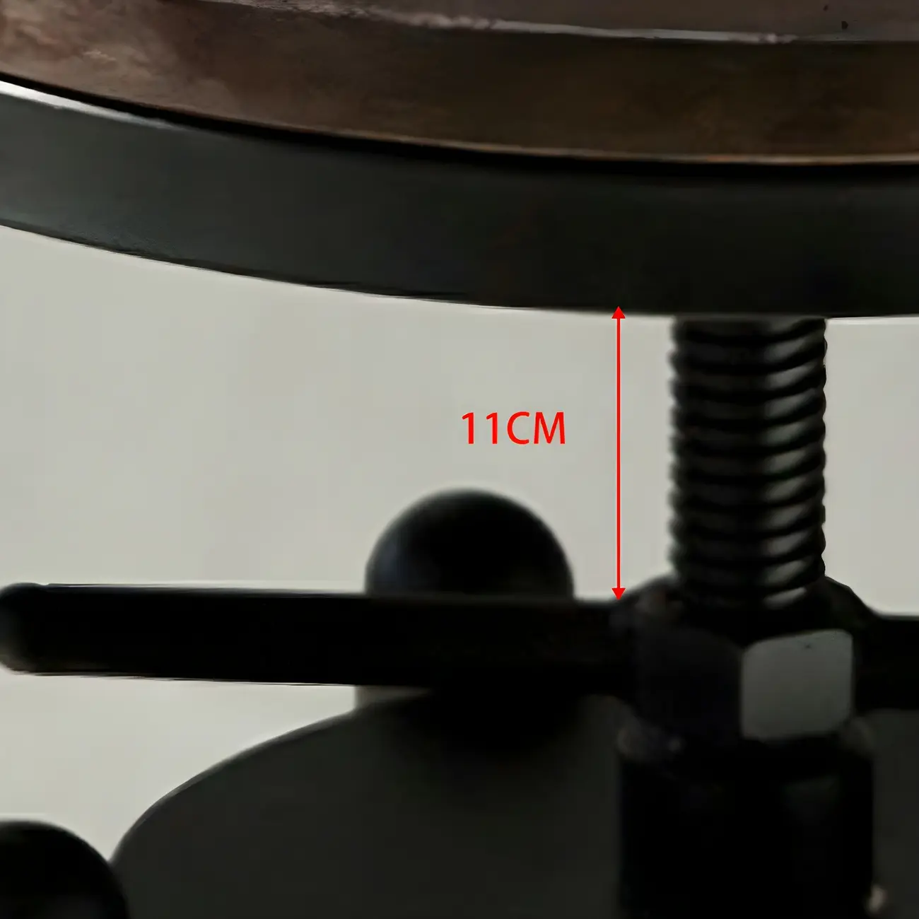 Industrial Brown Wooden Metal Adjustable Bar Tables Image - 10 | homeyfad