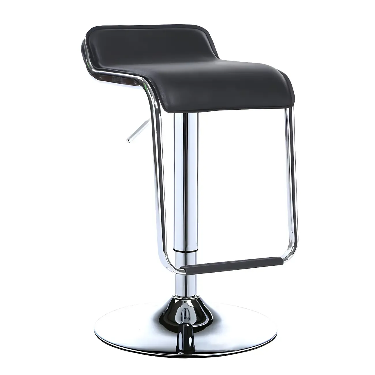 Contemporary Metal Adjustable Swivel Bar Stools for Dining Room Image - 5