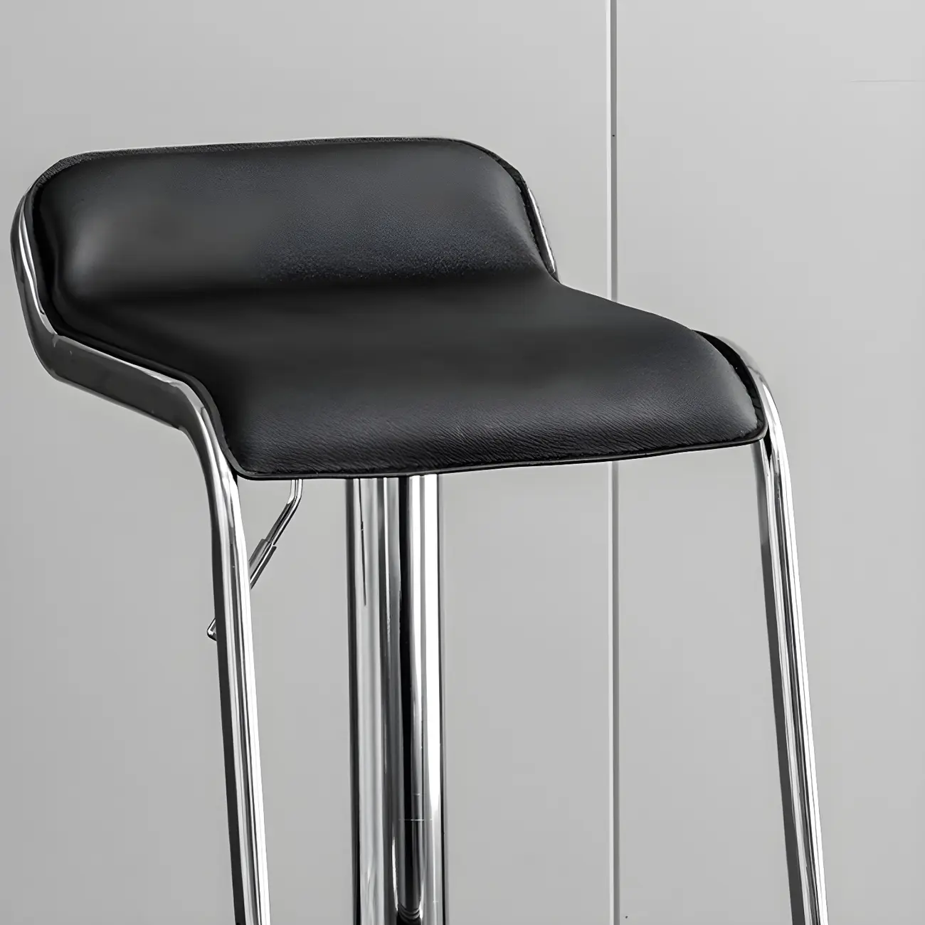 Contemporary Metal Adjustable Swivel Bar Stools for Dining Room Image - 8 | homeyfad