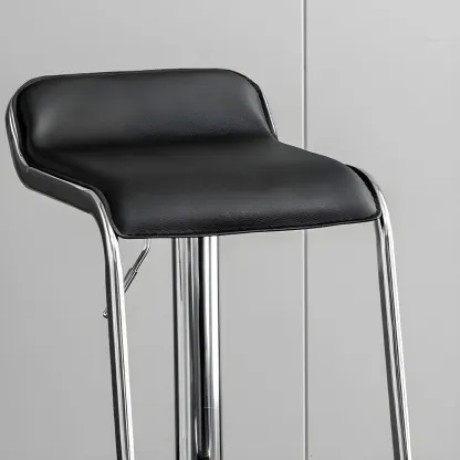 Contemporary Metal Adjustable Swivel Bar Stools for Dining Room Image - 13
