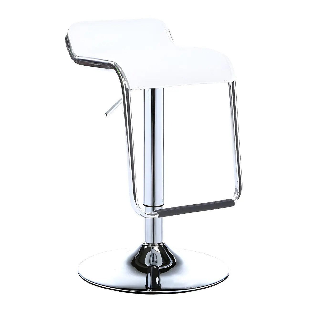 Contemporary Metal Adjustable Swivel Bar Stools for Dining Room Image - 20 | homeyfad