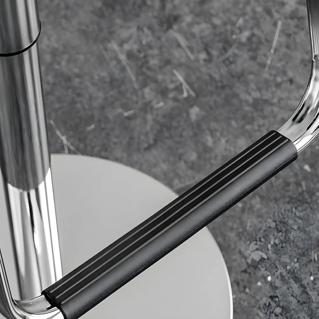 Contemporary Metal Adjustable Swivel Bar Stools for Dining Room Image - 12 | homeyfad