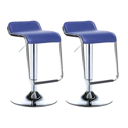 Contemporary Metal Adjustable Swivel Bar Stools for Dining Room Image - 18