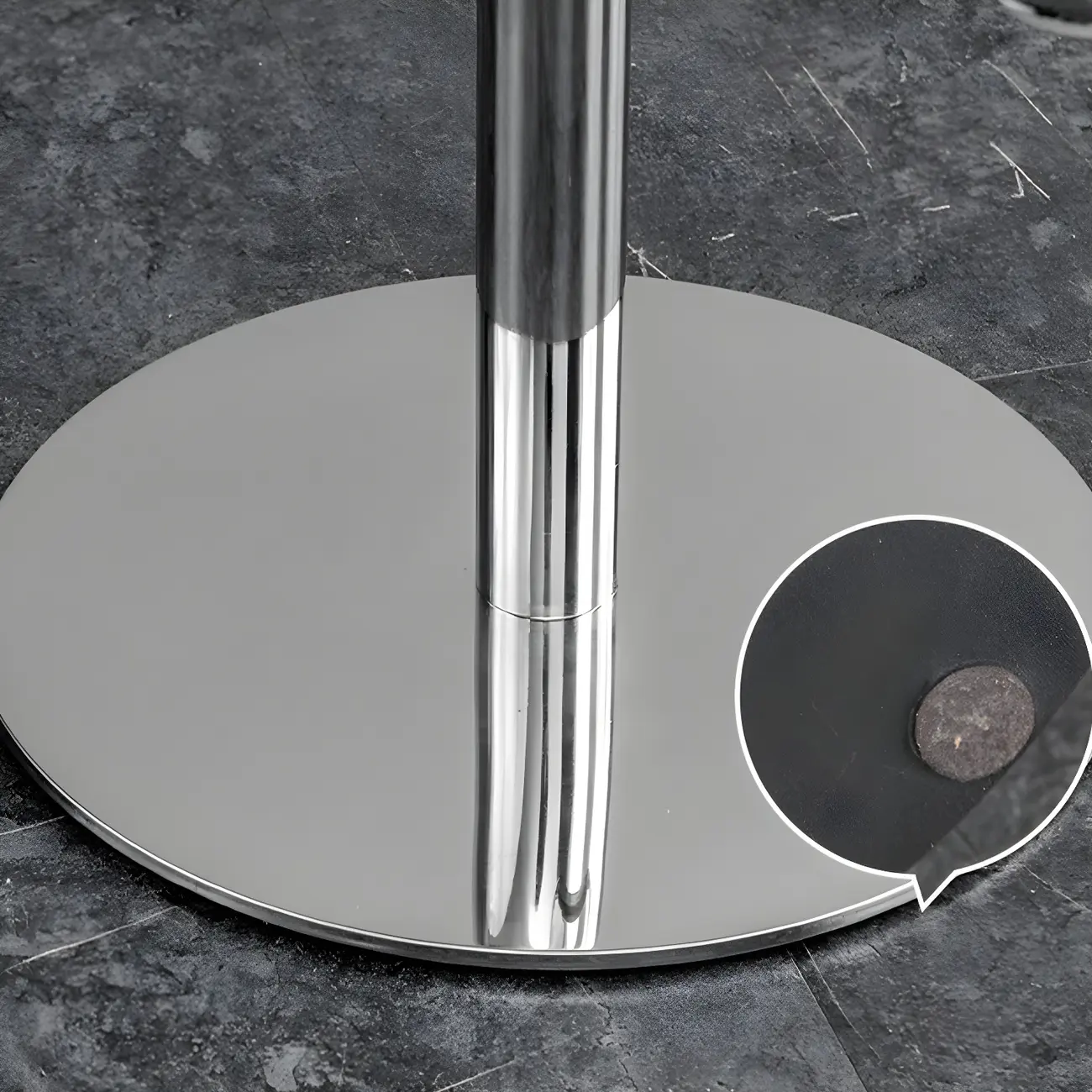 Contemporary Metal Adjustable Swivel Bar Stools for Dining Room Image - 11 | homeyfad