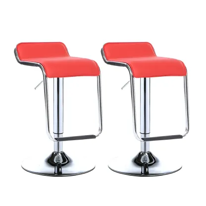 Contemporary Metal Adjustable Swivel Bar Stools for Dining Room Image - 21