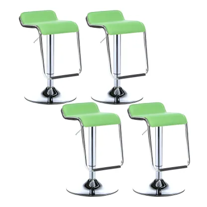 Contemporary Metal Adjustable Swivel Bar Stools for Dining Room Image - 33