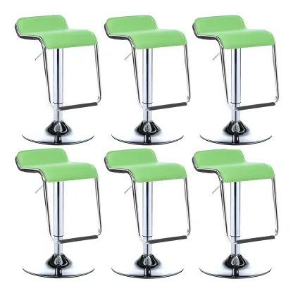 Contemporary Metal Adjustable Swivel Bar Stools for Dining Room Image - 41