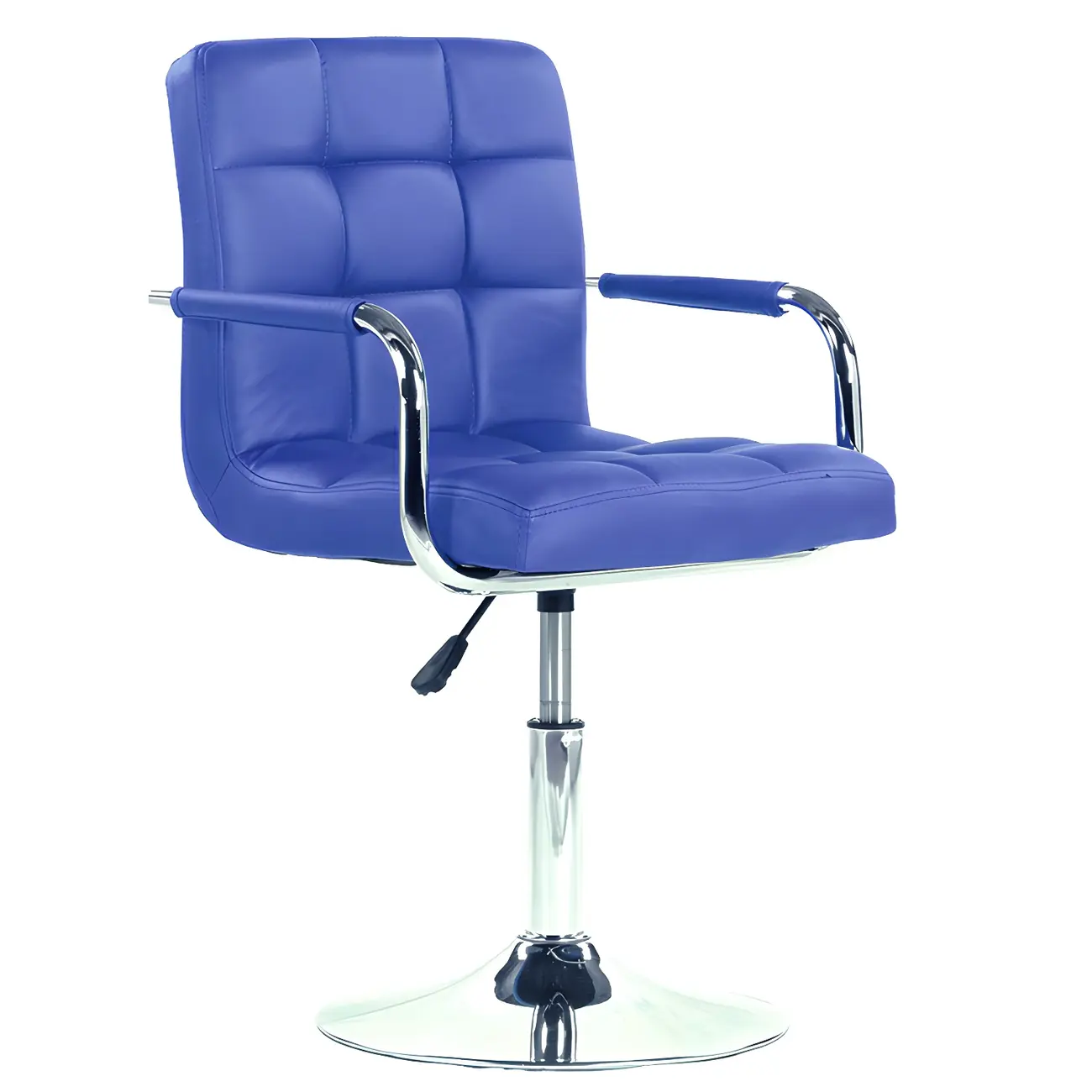 Faux Leather Adjustable Swivel Bar Stools with Backs Image - 36 | homeyfad