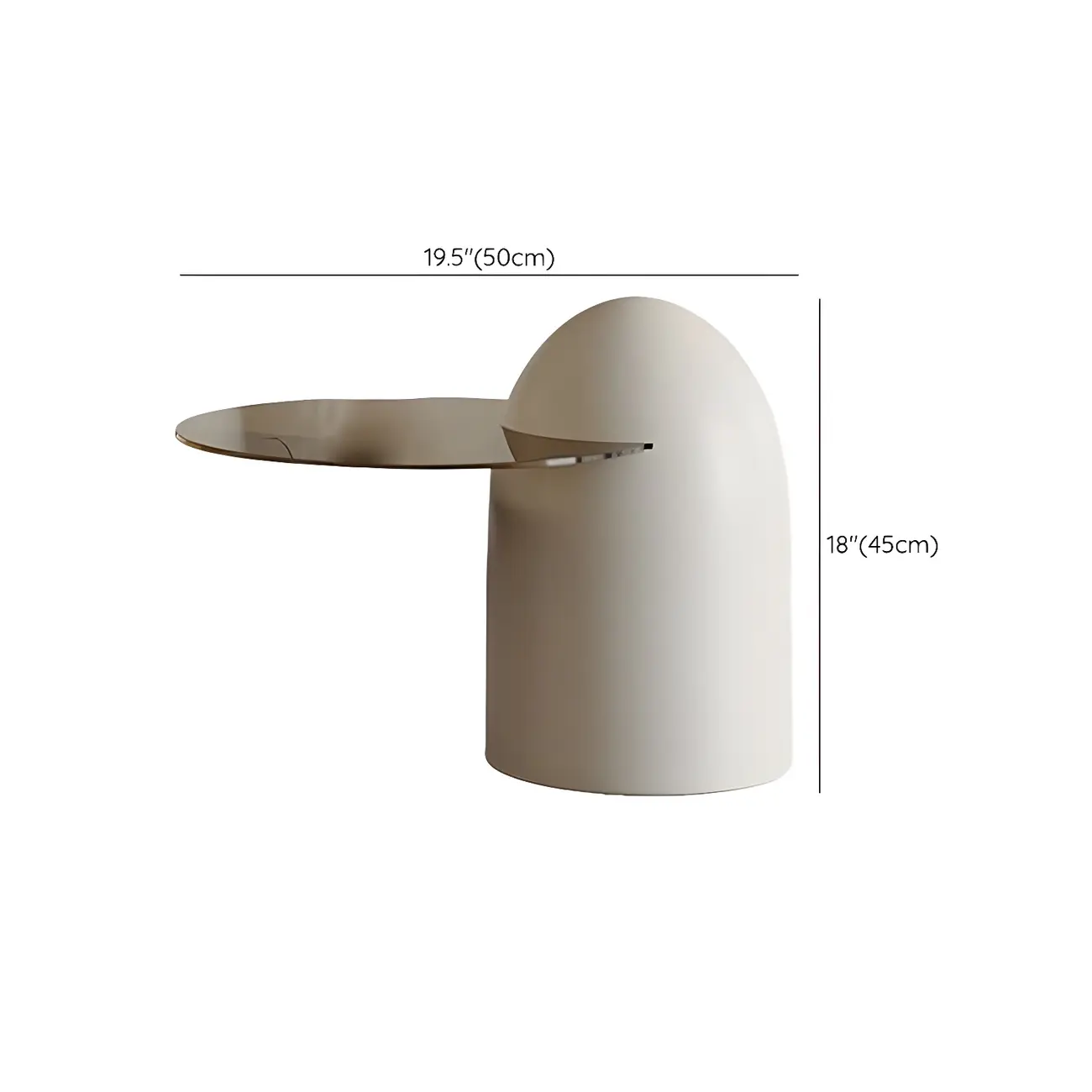 Brown Round Metal Base Wooden Coffee Table #size | homeyfad