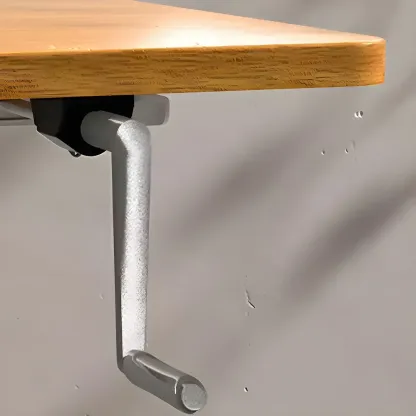 Traditional Metal-Wood Adjustable Standing Desk for Home Office Image - 12