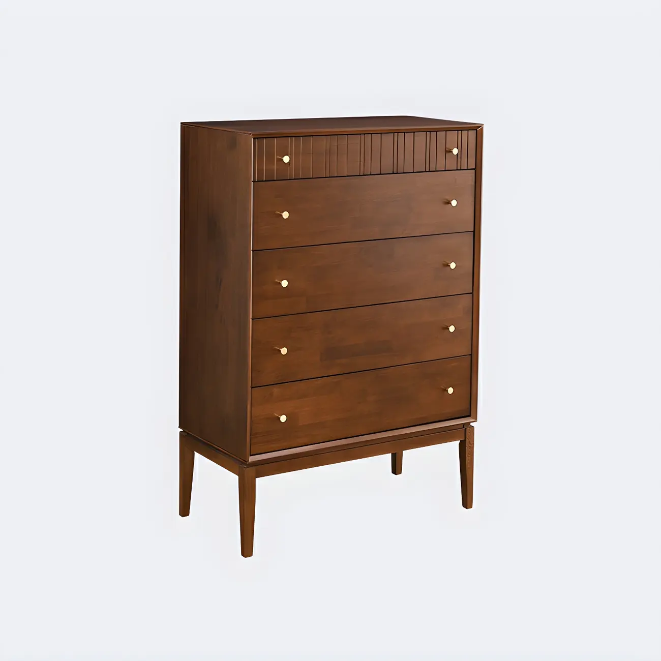 Classic Black Wooden Bachelor Chest with Drawers for Bedroom Image - 13 | homeyfad