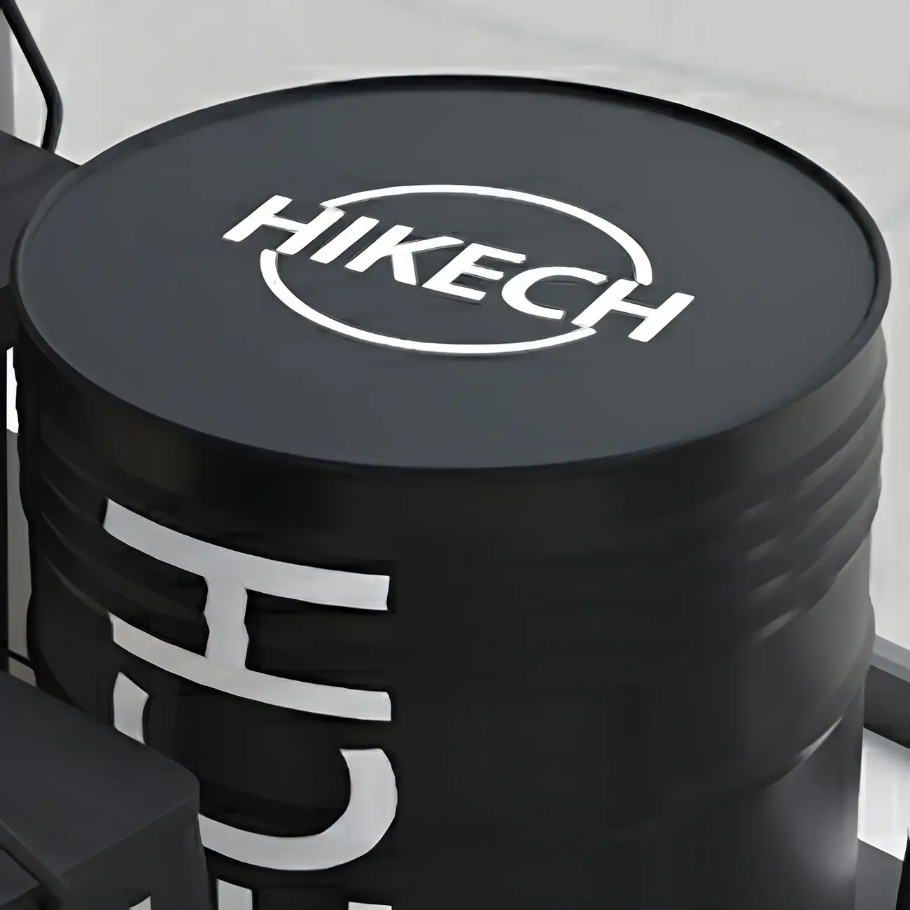 Industrial Black Metal Drum Bar Tables Image - 5