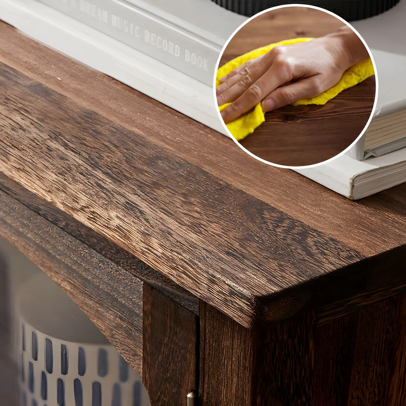 Wooden Antique Narrow Display Cabinet for Home Decor Image - 15 | homeyfad