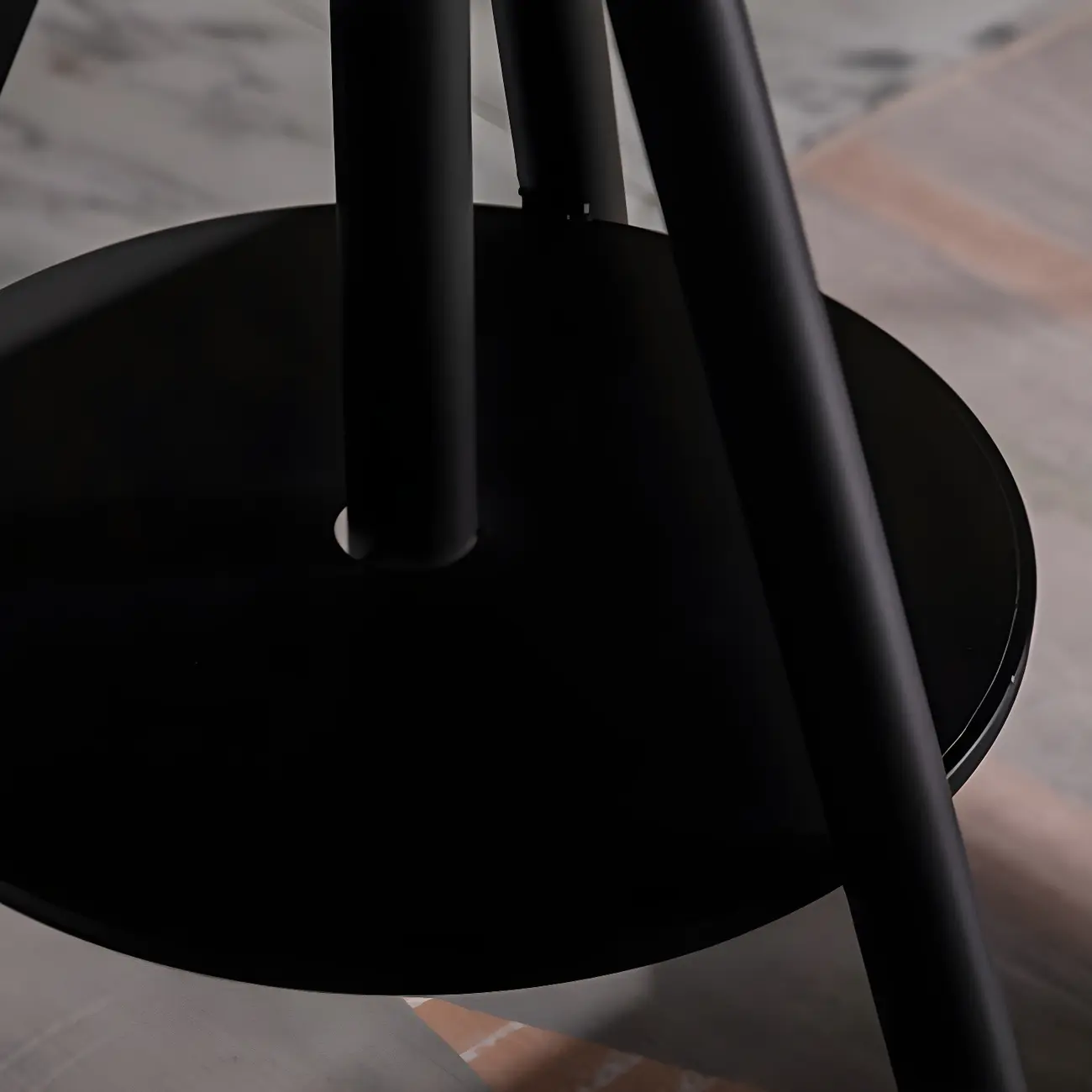 Adjustable Industrial Rustic Wood Bar Table for Home Pub Image - 15 | homeyfad