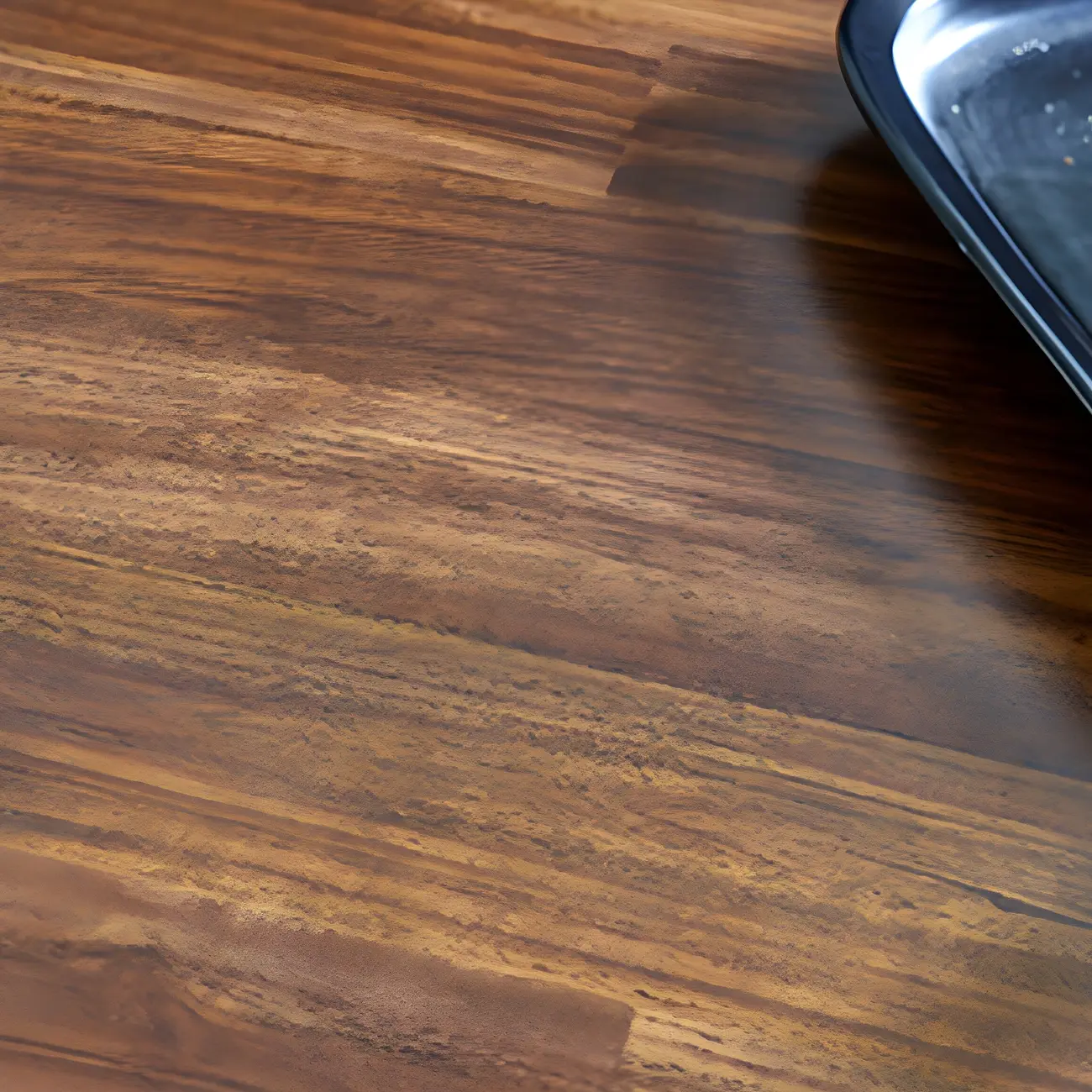 Industrial Brown Wooden 3-Tier Rear Shelf Bar Tables Image - 6 | homeyfad