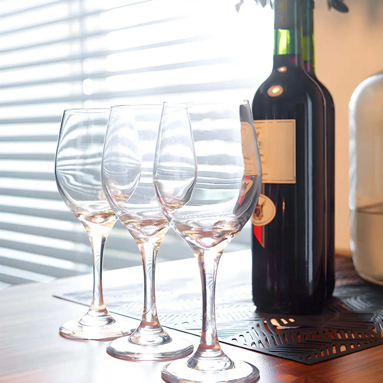 Industrial Brown Wooden 3-Tier Rear Shelf Bar Tables Image - 8 | homeyfad