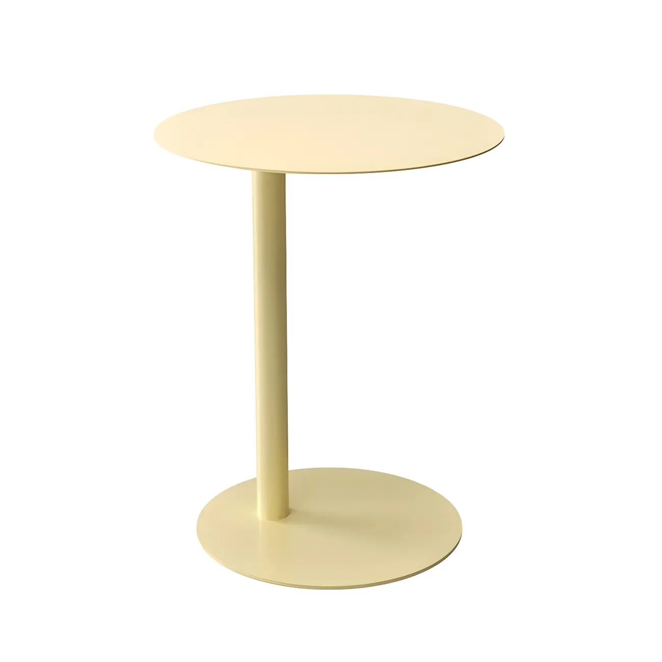 Colorful Round Metal C-Shaped Side Table for Living Room Image - 14 | homeyfad