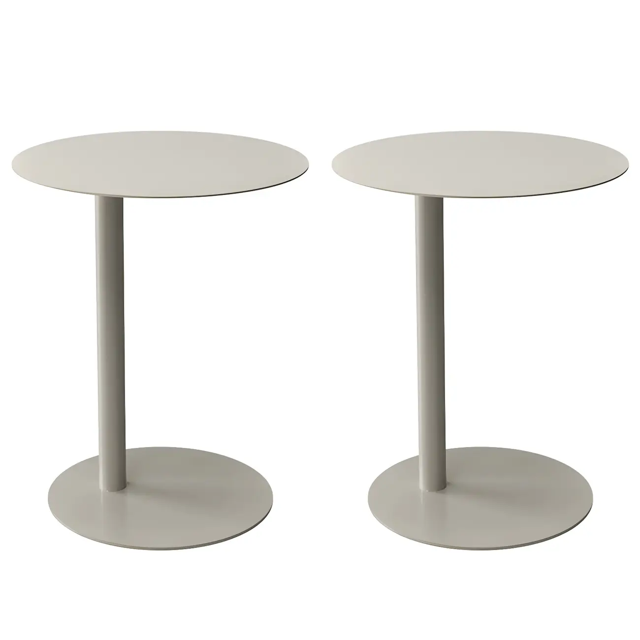 Colorful Round Metal C-Shaped Side Table for Living Room Image - 26 | homeyfad