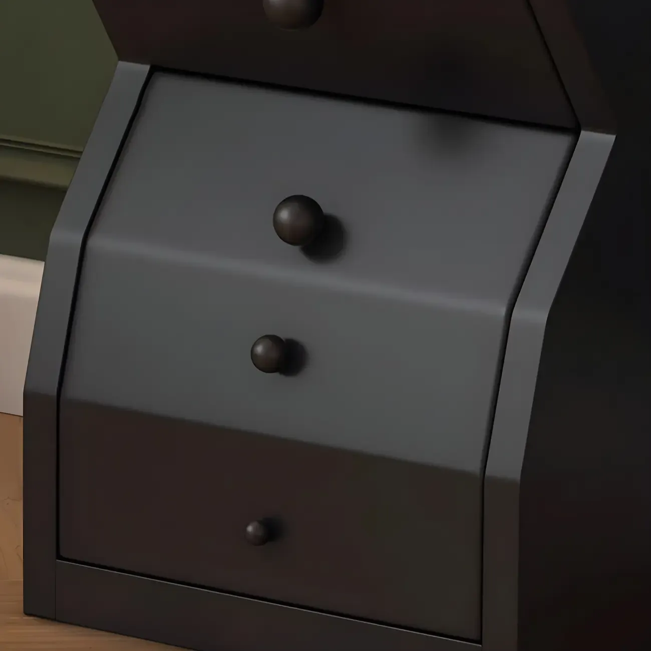 49" 6-drawer Modern Wood Narrow Elegant Lingerie Chest Image - 8