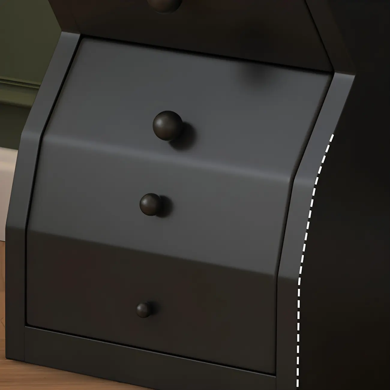 49" 6-drawer Modern Wood Narrow Elegant Lingerie Chest Image - 11 | homeyfad