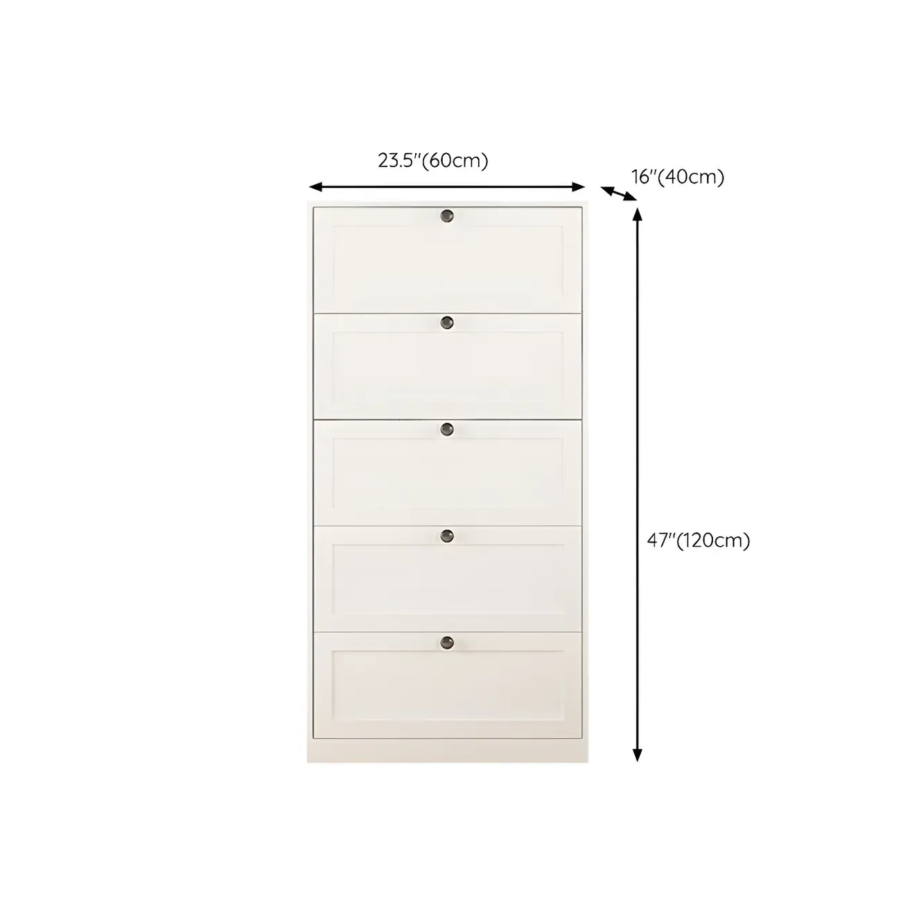 Elegant White Steel Dressers & Chests with Drawers for Home Image - 25