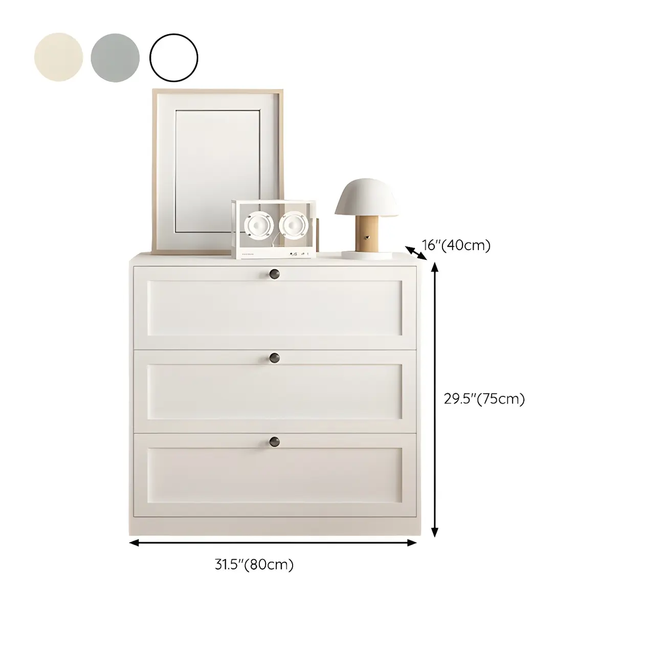 Elegant White Steel Dressers & Chests with Drawers for Home Image - 28 | homeyfad
