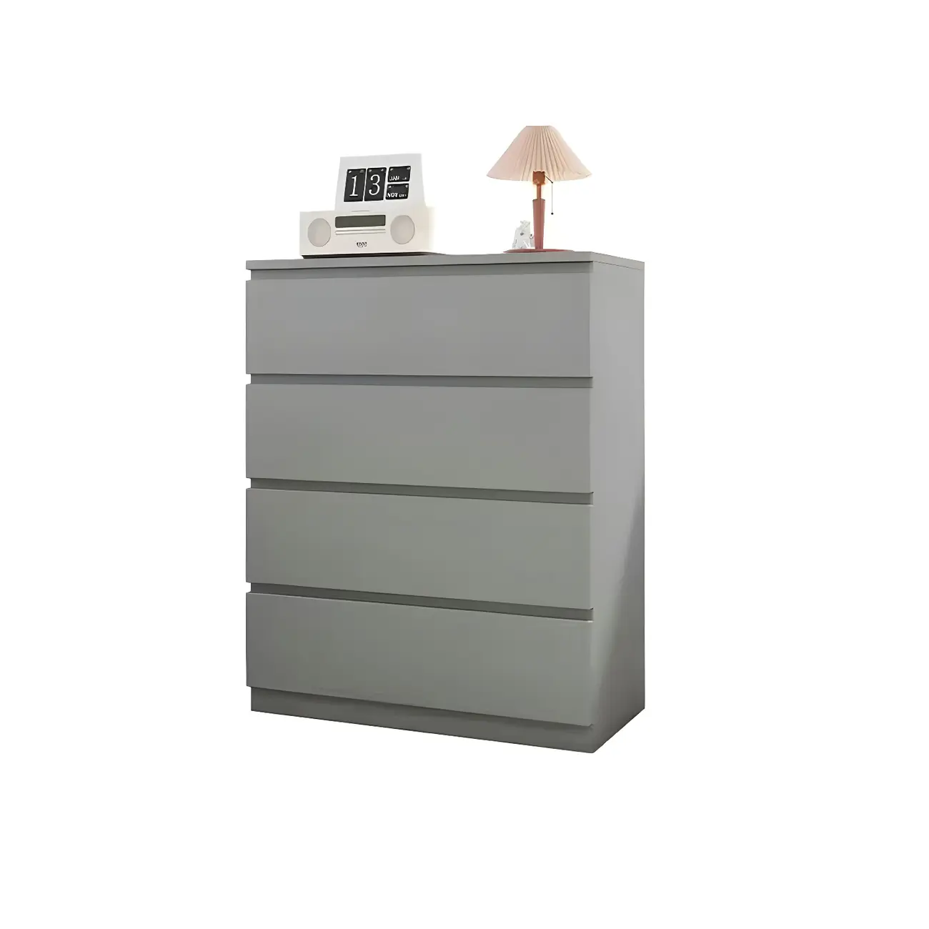 Modern 6-Drawer Wood Double Dresser Wide Chest of Drawers for Bedroom Image - 17 | homeyfad