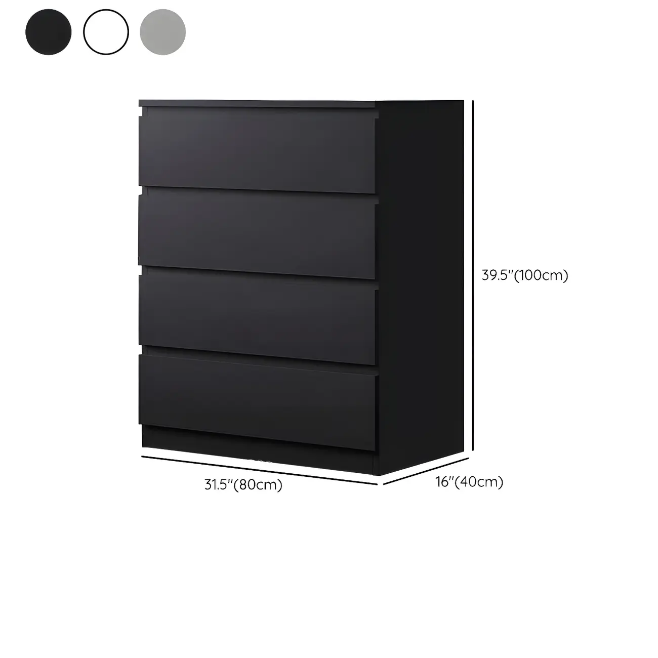 Modern 6-Drawer Wood Double Dresser Wide Chest of Drawers for Bedroom Image - 29 | homeyfad
