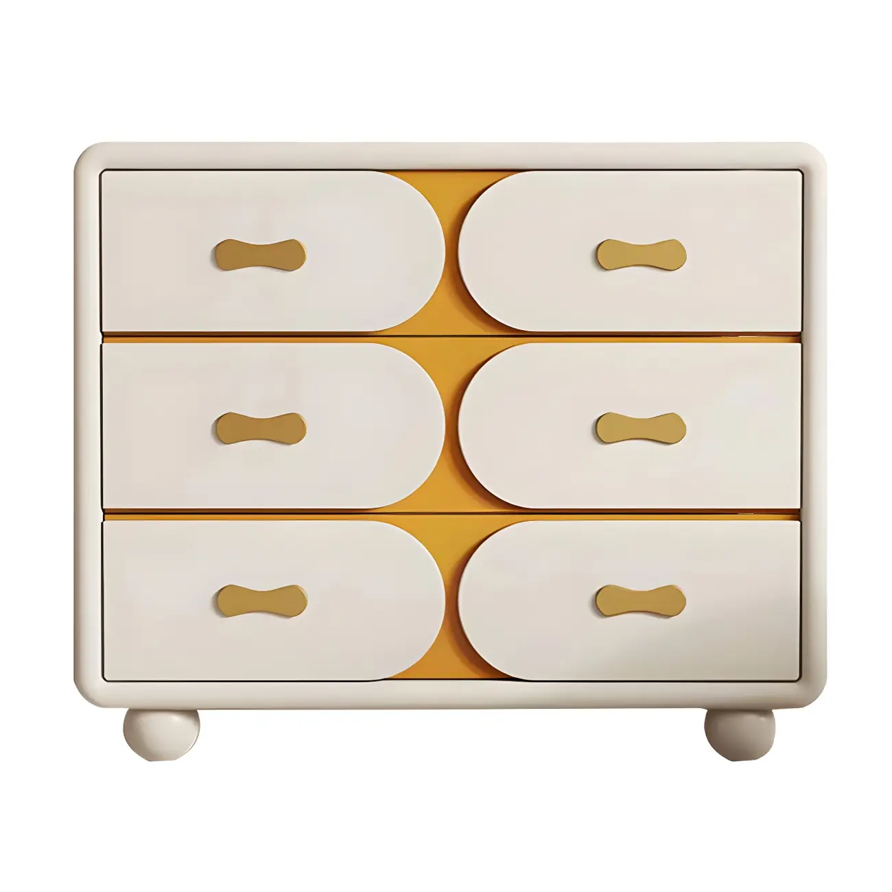 Classic Wooden Off-White Chests with Storage & Drawers Image - 7 | homeyfad
