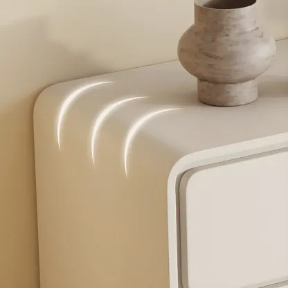 Classic Wooden Off-White Chests with Storage & Drawers Image - 8