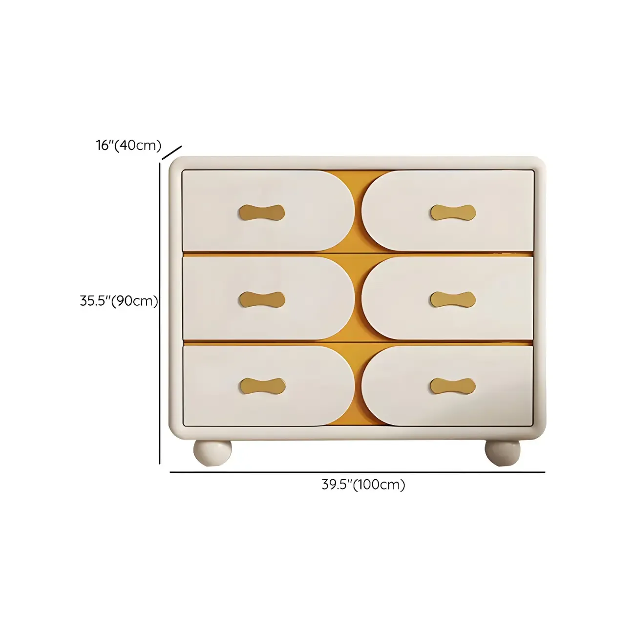 Classic Wooden Off-White Chests with Storage & Drawers Image - 11