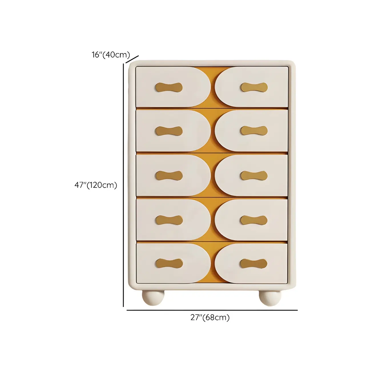 Classic Wooden Off-White Chests with Storage & Drawers Image - 12 | homeyfad