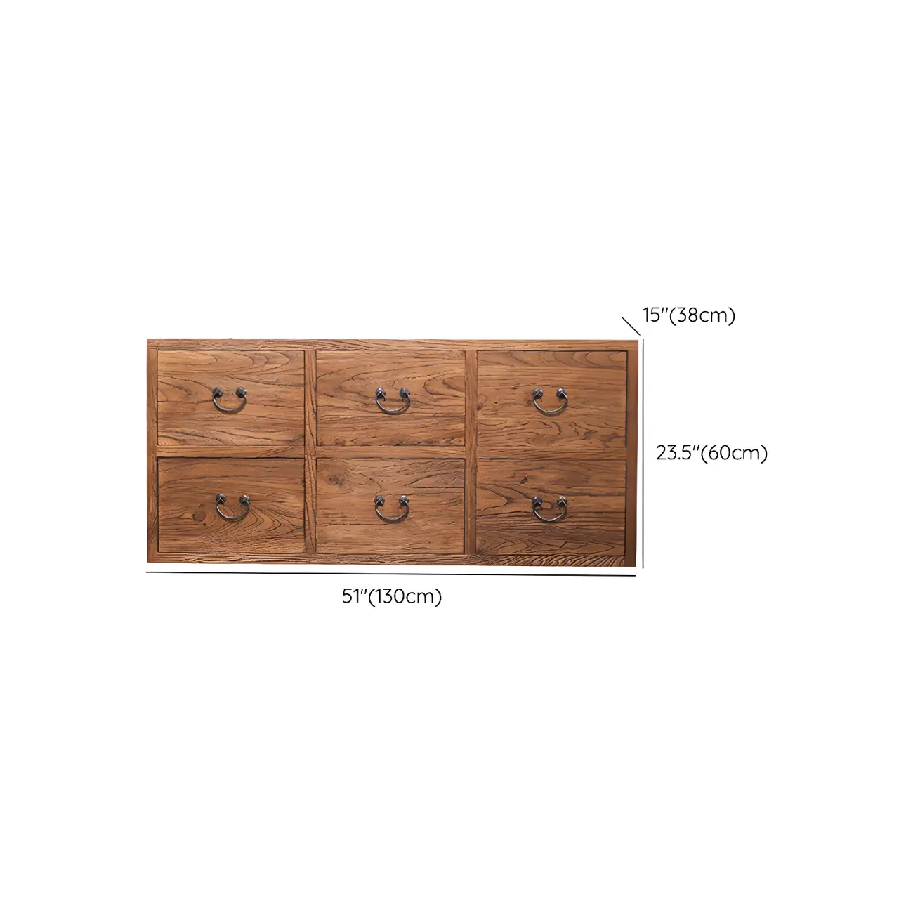 Traditional 8-Drawer Brown Horizontal Wood Large Dresser Image - 19 | homeyfad